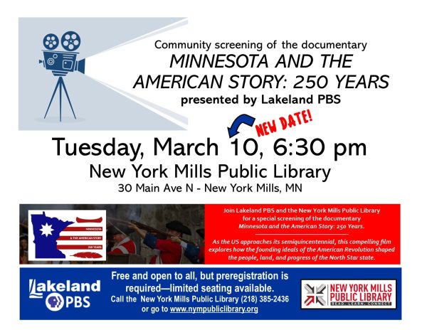 Minnesota and the American Story: 250 Years presented by Lakeland PBS Flyer